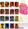 16 Pack Girls Night Sip and Paint Kit - Pre Drawn Canvas with Easels (8" X 10")